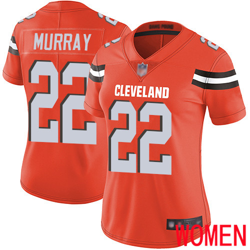 Cleveland Browns Eric Murray Women Orange Limited Jersey 22 NFL Football Alternate Vapor Untouchable